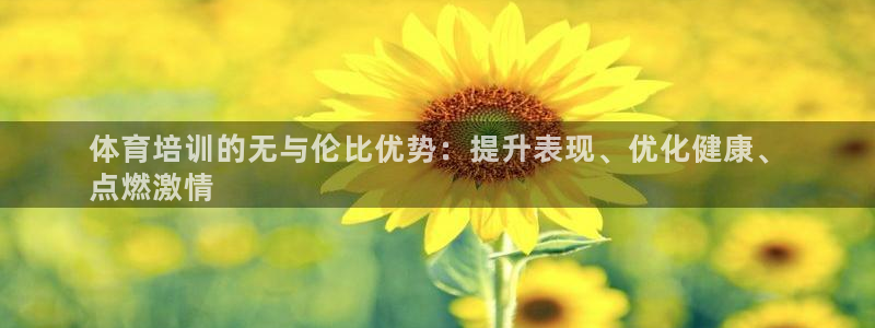 富联平台总代理电话：体育培训的无与伦比优势：提升表现