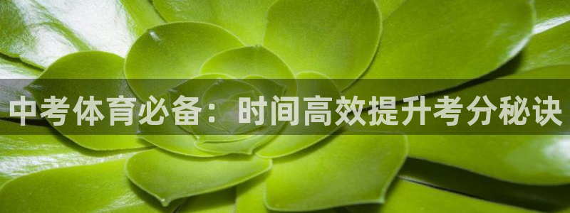 富联平台布7O777：中考体育必备：时间高效提升考分