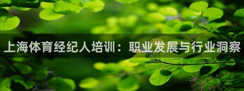 富联平台选 58534I 富联：上海体育经纪人培训：职业发展